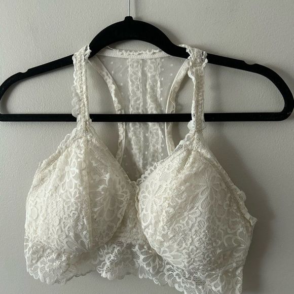 Aerie white lace bralette Xl - Picture 2 of 6